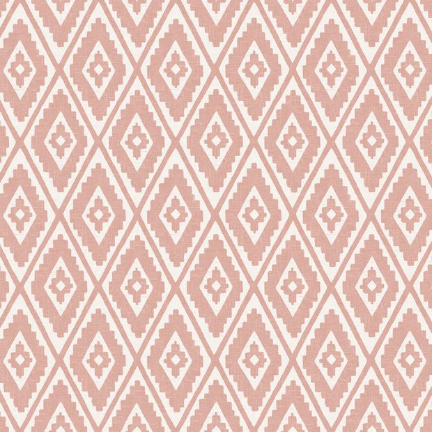 Flat swatch fabric of Mali Coral Coral