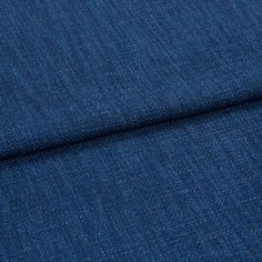 A folded piece of fabric with Boheme Ink Blue printed on it