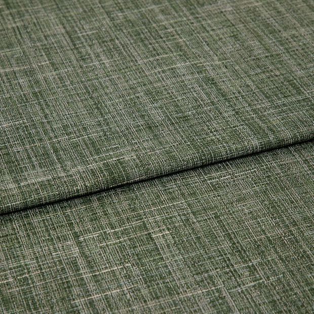 A folded piece of fabric with Haddie Aspen Light Green printed on it