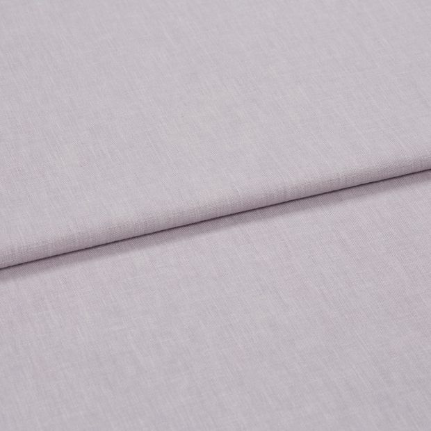 A folded piece of fabric with Harper Orchid Petal Purple printed on it