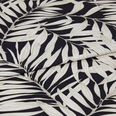 A folded piece of fabric with Laurel Eclipse Black printed on it