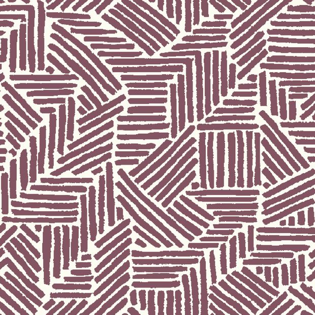 Flat swatch fabric of Parquet Berry Purple