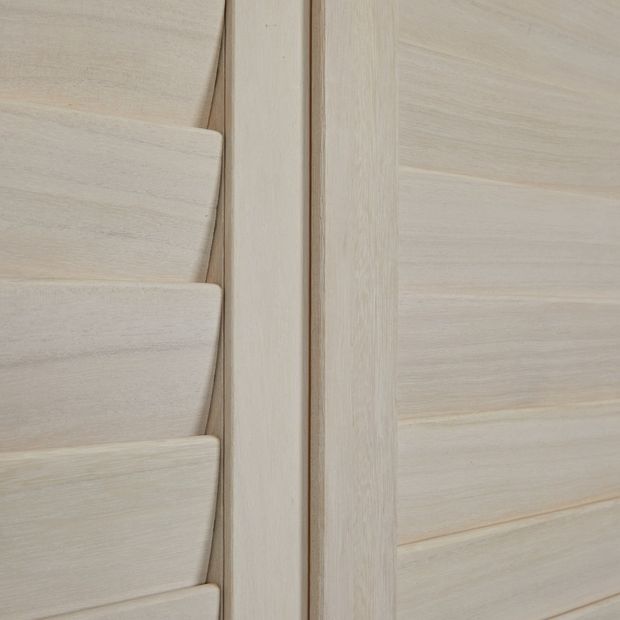 custom west matt white dalston montana shutter close up of closed doors meeting