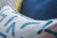 detailed image of margo selby patterned cushions