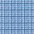 Gingham Bleu Roman Blind