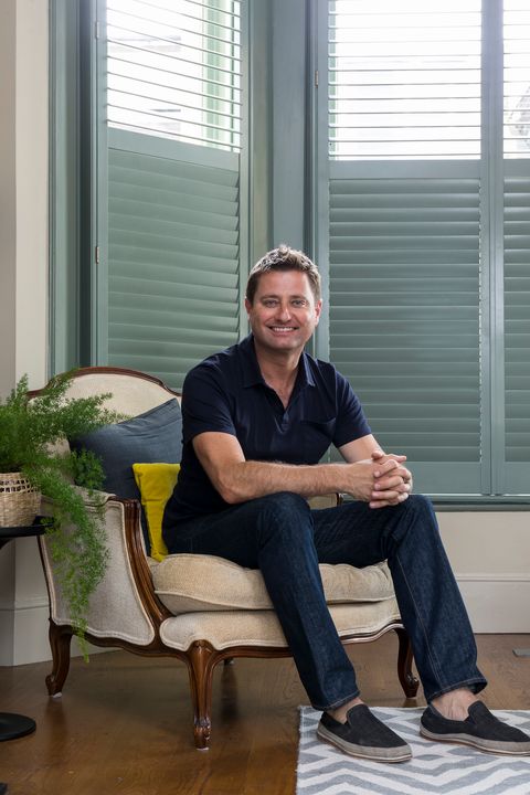 George Clarke_Custom colour green_full height_shutters