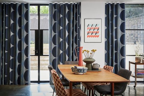 Stella Navy curtains