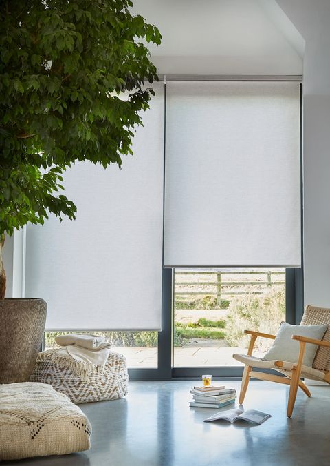 revive pumice roller blind in a lounge window