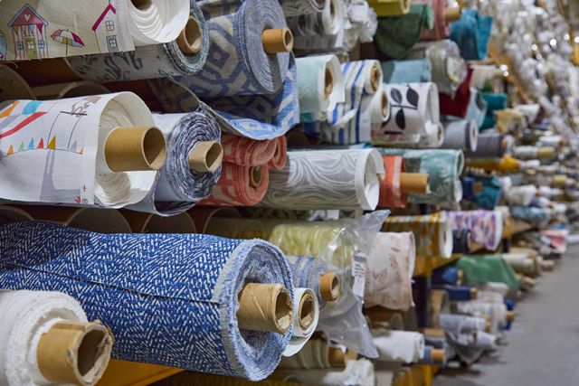 Rolls of Fabrics